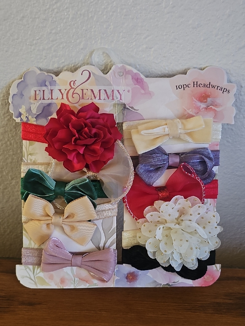 Elly & Emmy 10 Pc Headwraps Tote L